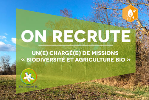 Recrutement : Chargé(e) de missions « Biodiversité et AB »