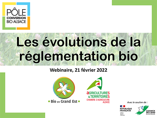 Réglementation bio 2022 : webinaire de présentation