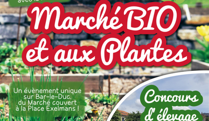 Bar-le-Duc : le Marché bio et aux Plantes revient pour une 18e édition