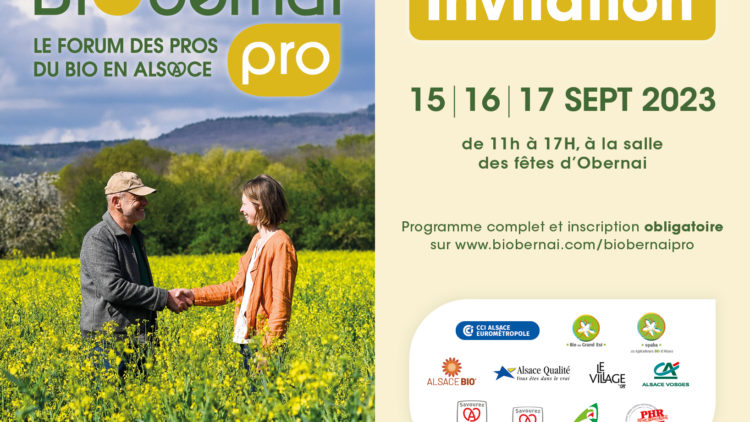 BiObernai PRO,  le Forum des Pros du Bio en Alsace