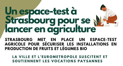 Réunion d’information : tester son projet agricole à Strasbourg