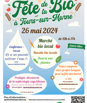 Fête de la Bio à Tours-sur-Marne 2024
