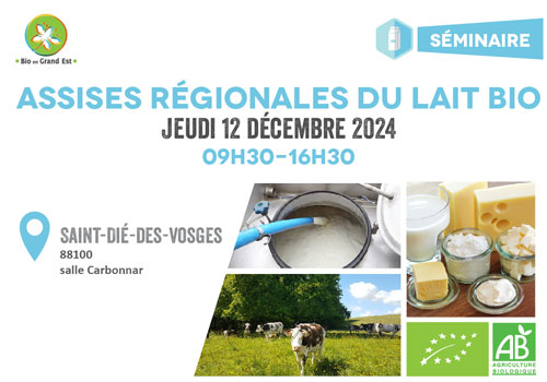 Assises du Lait Bio en Grand Est