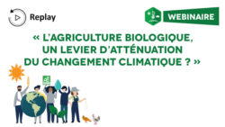 Replay : Webinaire «L’Agriculture Biologique : un levier d’atténuation du changement climatique ?»