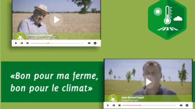 Nouvelles vidéos de notre série « Bon pour ma ferme, bon pour le climat ! »