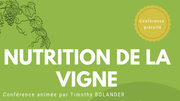 Conférence « Nutrition de la vigne »