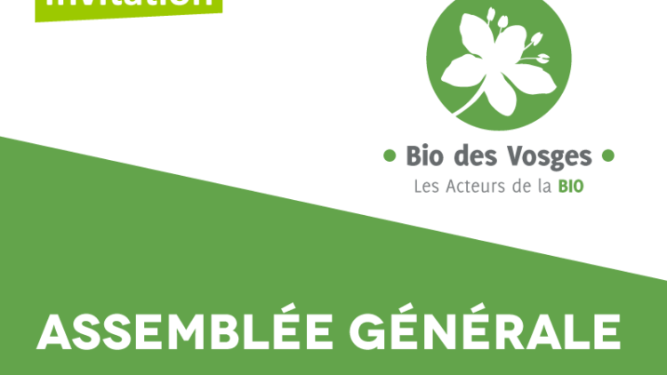 Assemblée générale de Bio des Vosges 2026