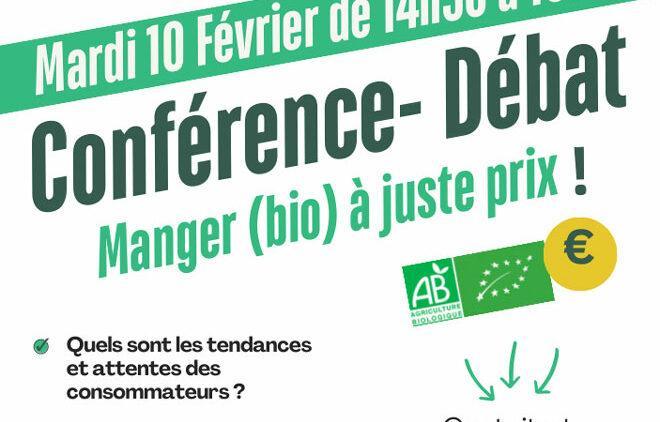 Conférence-Débat : Manger (bio) à prix juste !