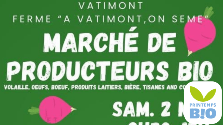 Marché de producteurs Bio à Vatimont