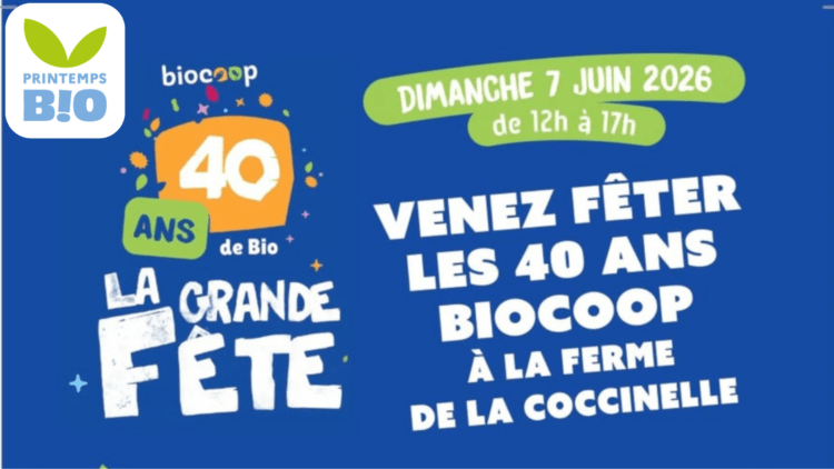 Biocoop fête ses 40 ans à la Ferme de la Coccinelle !