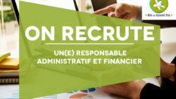 Recrutement Responsable administratif et financier