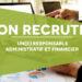 Recrutement Responsable administratif et financier